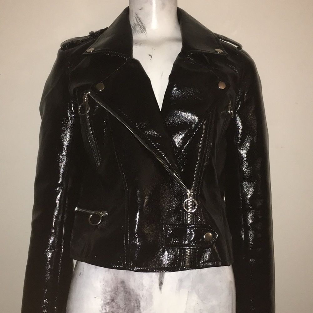 BlankNYC Patent Leather Jacket